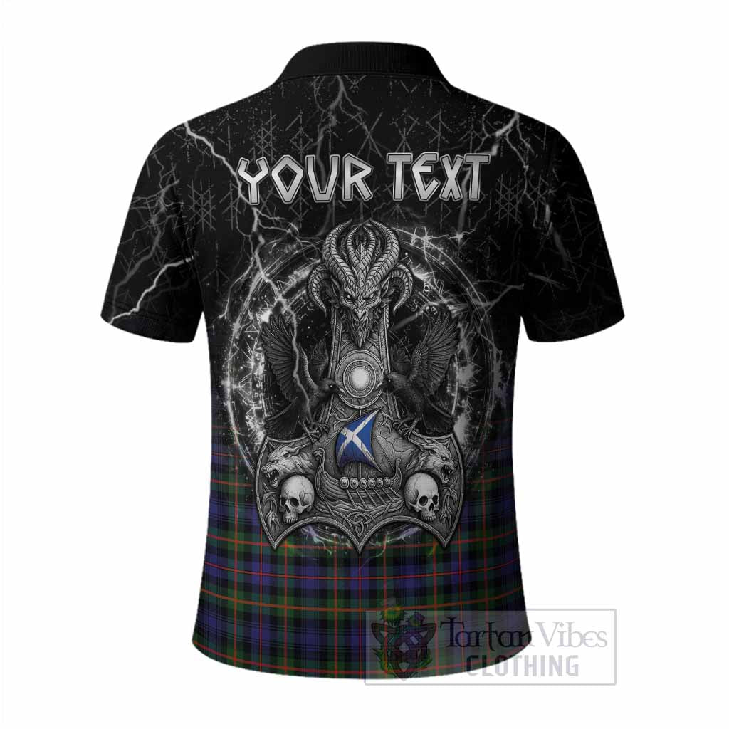 Fleming Tartan Crest Polo Shirt Celtic Odin's Raven Legacy
