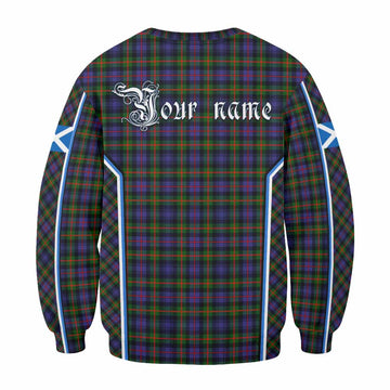 Fleming Tartan Crest Sweatshirt Scotland Coat of Arm Flag Style