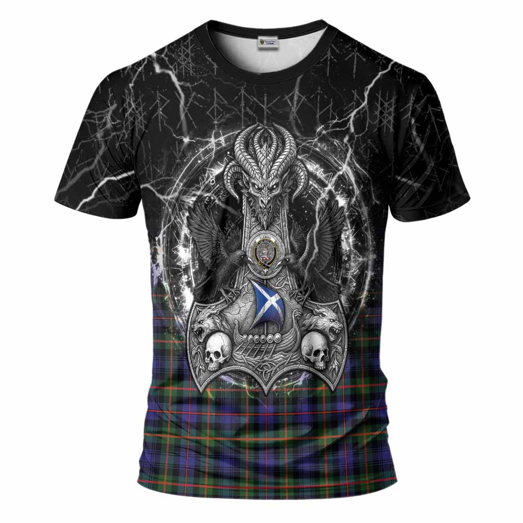 Fleming Tartan Crest T-Shirt Celtic Odin's Raven Legacy