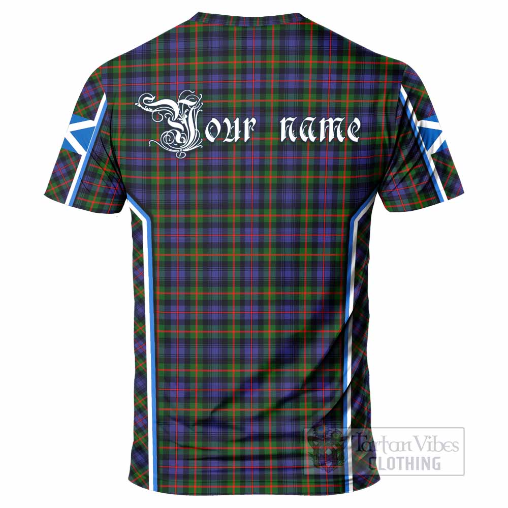 Fleming Tartan Crest T-shirt Scotland Coat of Arm Flag Style - Tartan Vibes Clothing