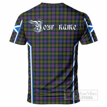 Fleming Tartan Crest T-shirt Scotland Coat of Arm Flag Style - Tartan Vibes Clothing
