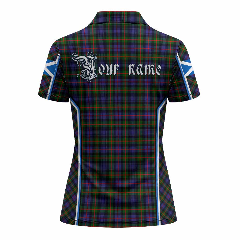 Fleming Tartan Crest Women's Polo Shirt Scotland Coat of Arm Flag Style - Tartan Vibes Clothing