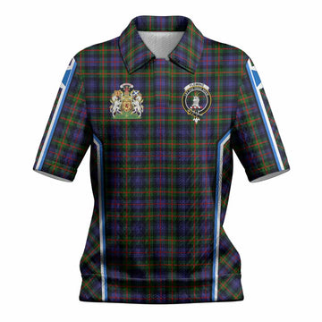 Fleming Tartan Crest Women’s Polo Sweater Top Scotland Coat of Arm Flag Style