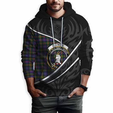 Fleming Tartan Family Crest Hoodie Celtic Scottish Thistle Floral