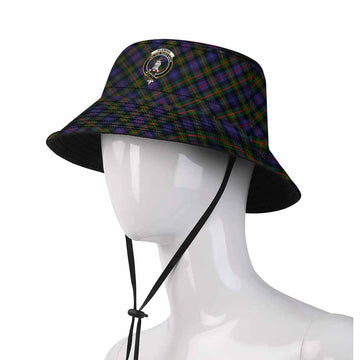 Fleming Tartan Fishing Hat with Family Crest