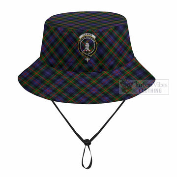 Fleming Tartan Fishing Hat with Family Crest