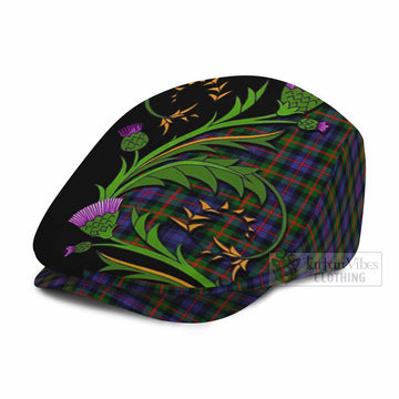 Fleming Tartan Flat Cap, Jeff Cap Scottish Thistle Pride Heritage Art