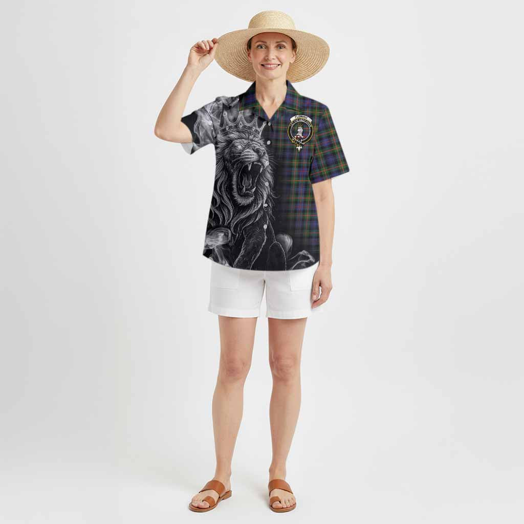 Fleming Tartan Hawaiian Shirt Roaring Lion Heritage