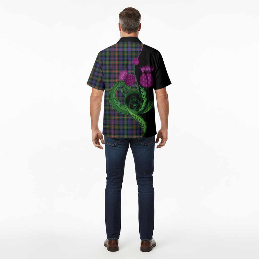 Fleming Tartan Hawaiian Shirt Traditional Scottish Thistle
