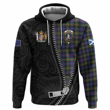 Fleming Tartan Hoodie New Zealand Pattern Unique Zipper Stylized