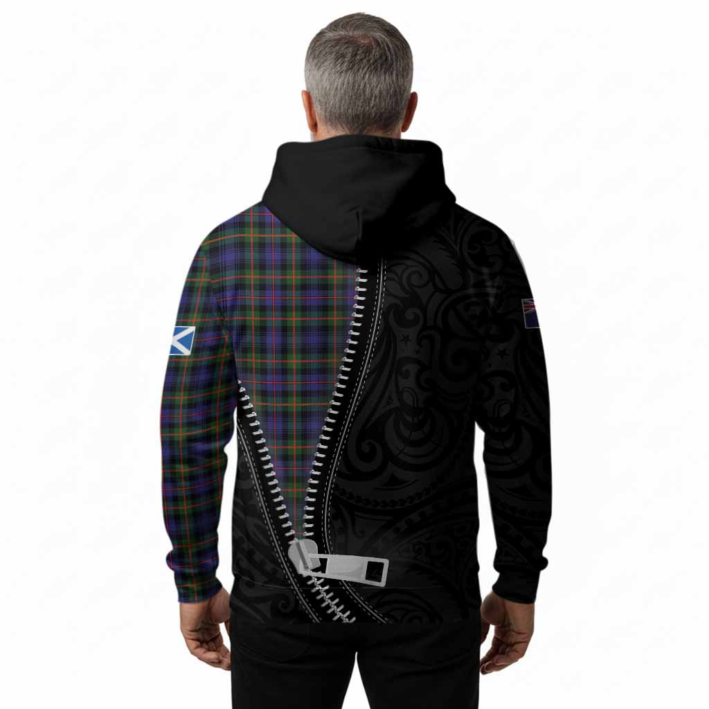Fleming Tartan Hoodie New Zealand Pattern Unique Zipper Stylized