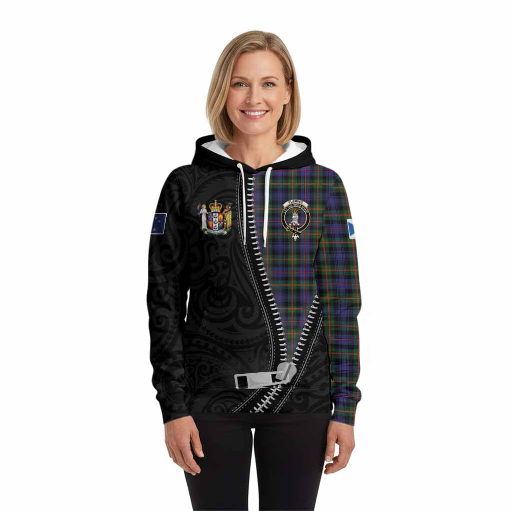 Fleming Tartan Hoodie New Zealand Pattern Unique Zipper Stylized