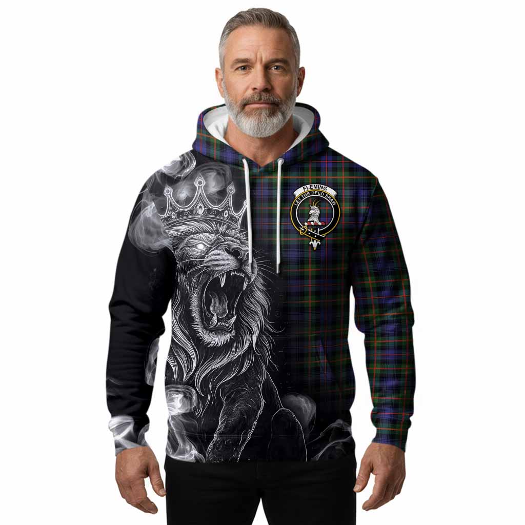 Fleming Tartan Hoodie Roaring Lion Heritage