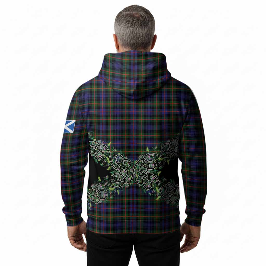 Fleming Tartan Hoodie Thistle Scottish Spirit