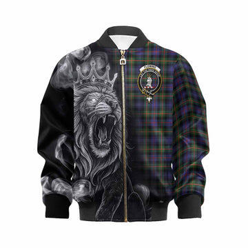 Fleming Tartan Kid Bomber Jacket Roaring Lion Heritage