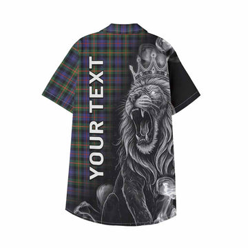 Fleming Tartan Kid Hawaiian Shirt Roaring Lion Heritage