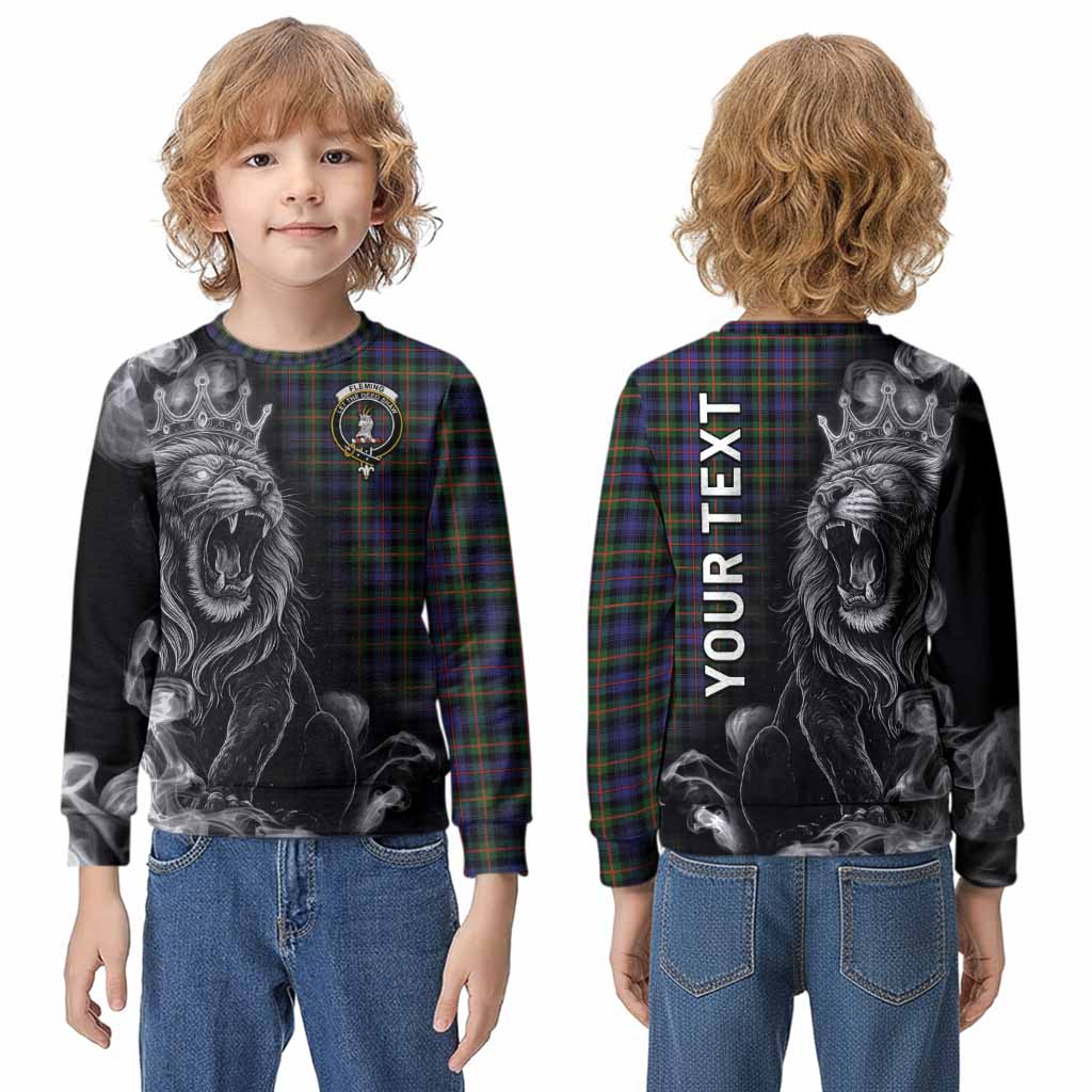 Fleming Tartan Kid Knitted Sweatshirt Roaring Lion Heritage