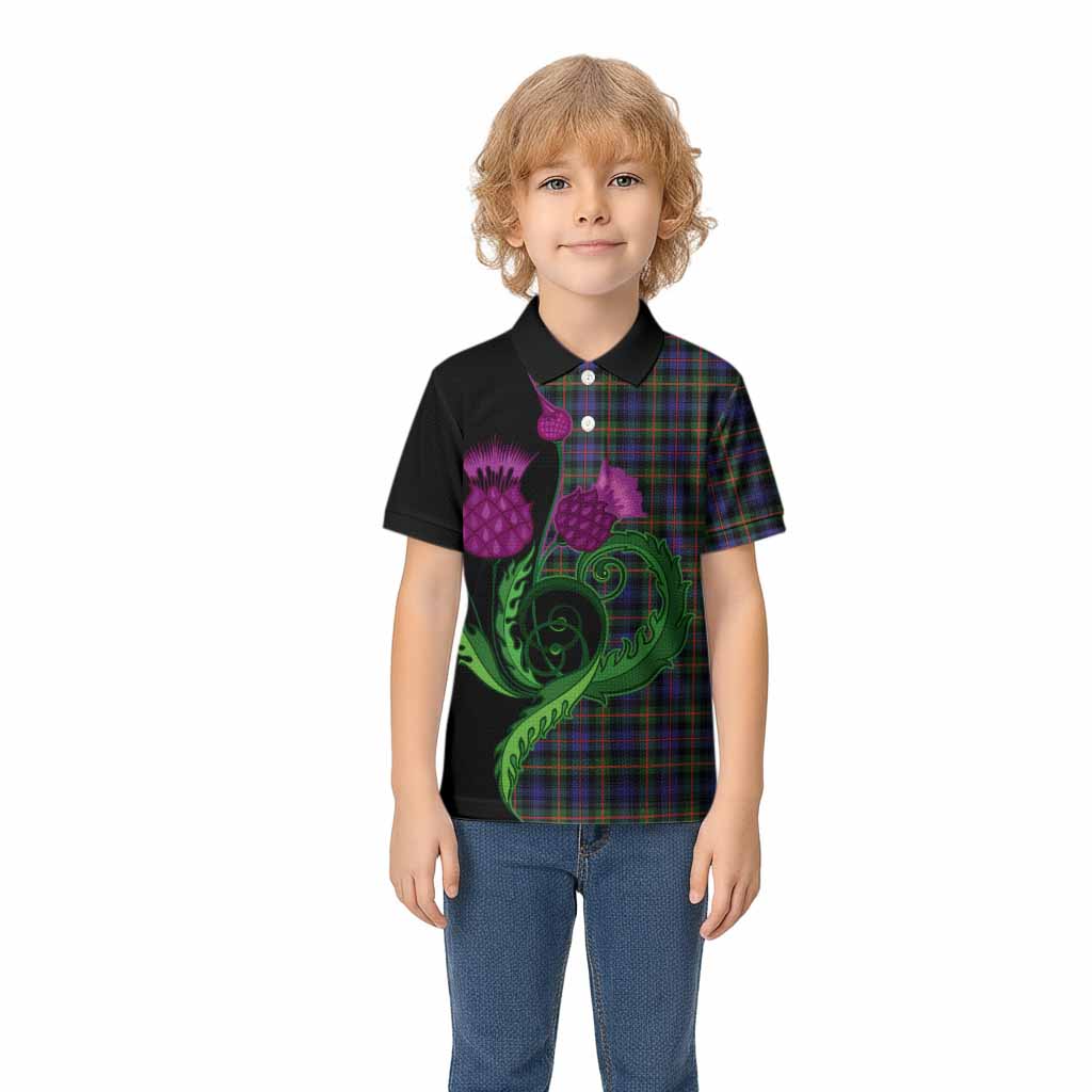 Fleming Tartan Kid Polo Shirt Traditional Scottish Thistle