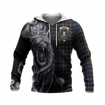Fleming Tartan Knitted Hoodie Roaring Lion Heritage