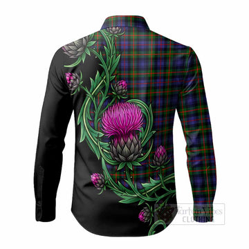 Fleming Tartan Long Sleeve Button Shirts Resilient Scottish Thistle