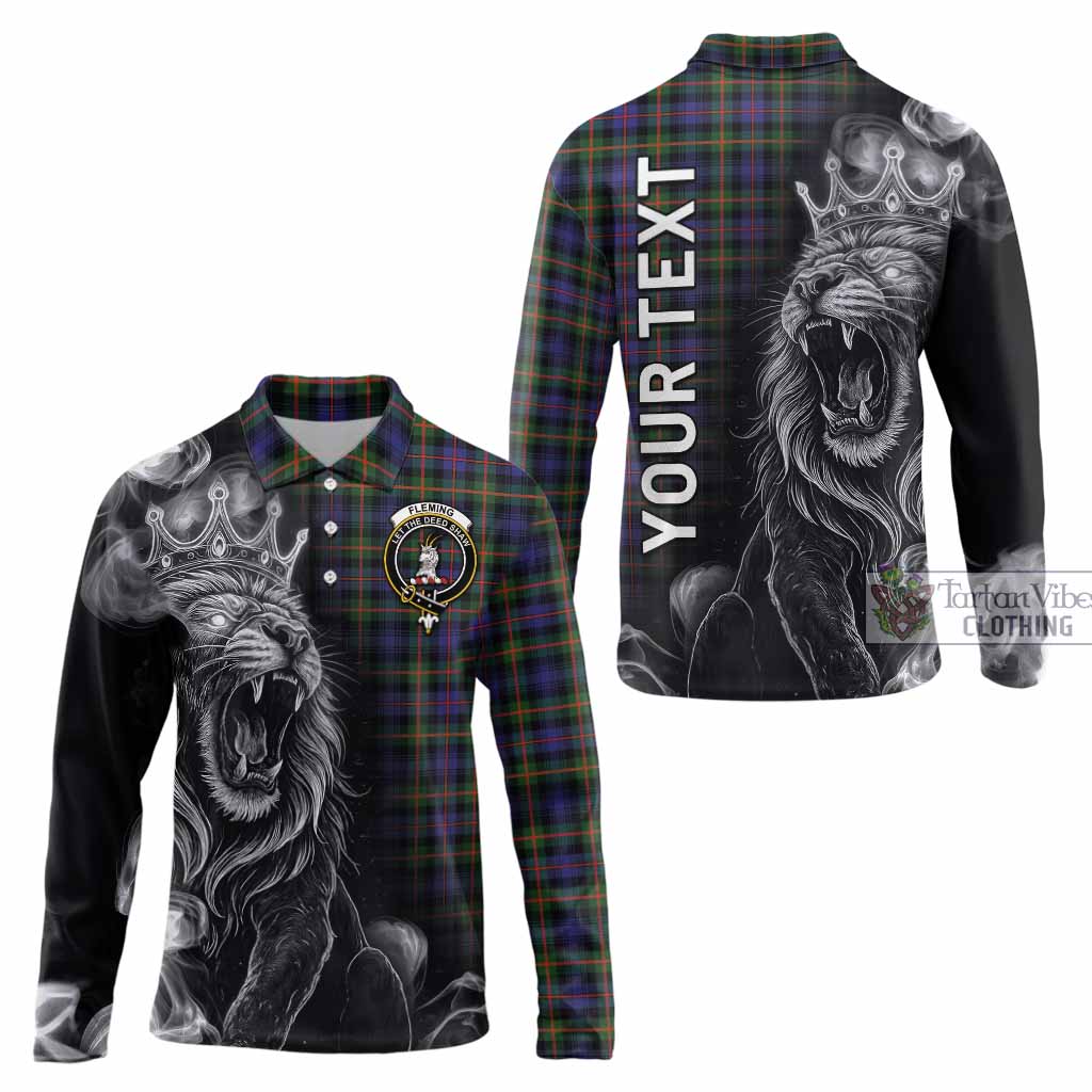 Fleming Tartan Long Sleeve Polo Shirt Roaring Lion Heritage