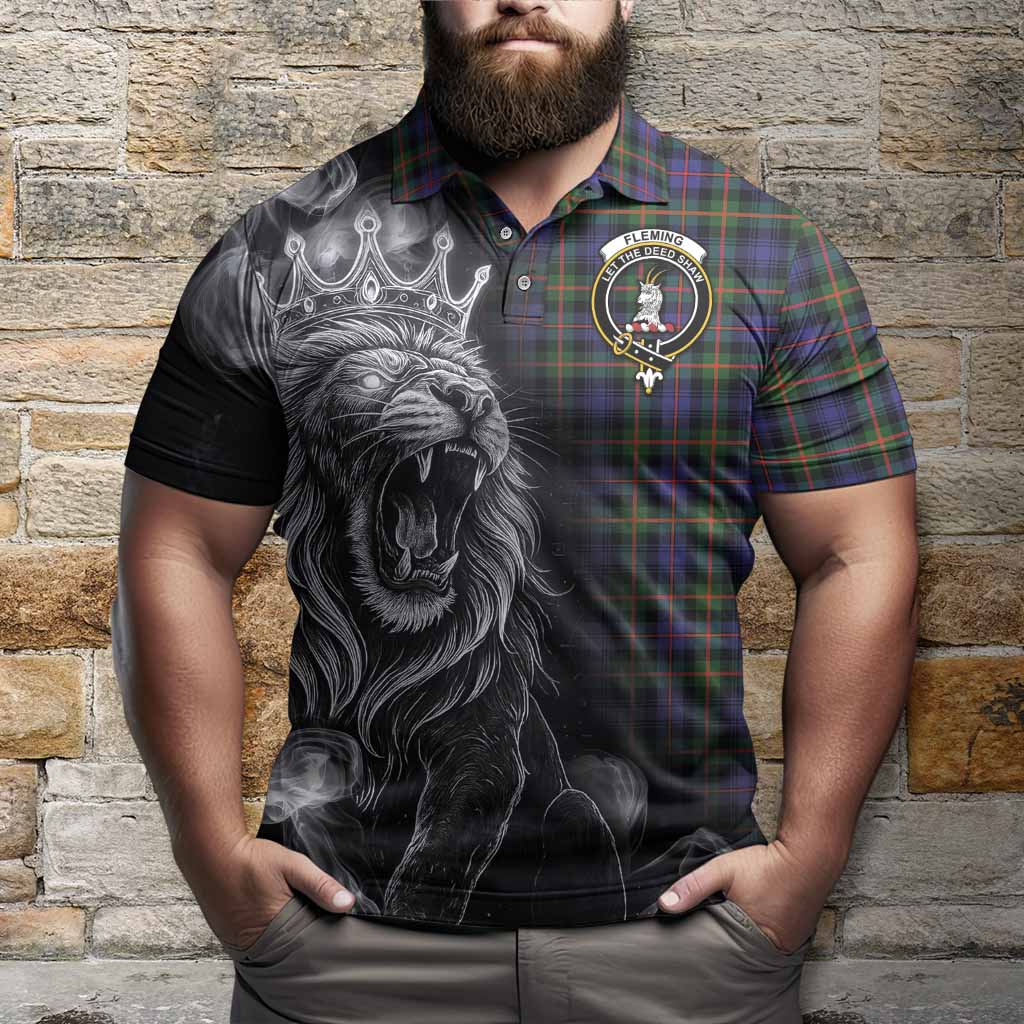 Fleming Tartan Polo Shirt Roaring Lion Heritage