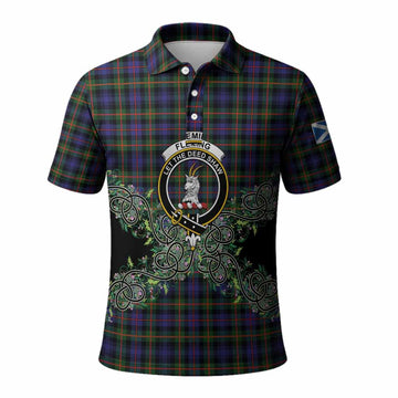 Fleming Tartan Polo Shirt Thistle Scottish Spirit