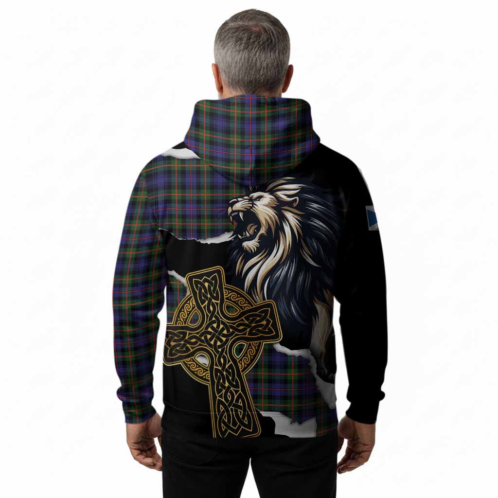 Fleming Tartan Scottish Hoodie Lion Celtic Heritage