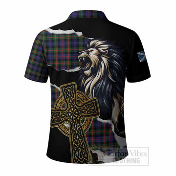 Fleming Tartan Scottish Polo Shirt Lion Celtic Heritage