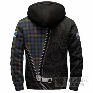 Fleming Tartan Sherpa Hoodie New Zealand Pattern Unique Zipper Stylized