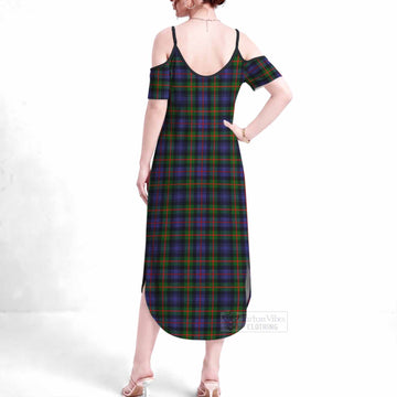 Fleming Tartan Summer Maxi Dress - Tartan Vibes Clothing
