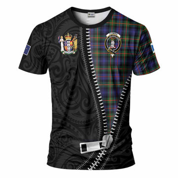 Fleming Tartan T-Shirt New Zealand Pattern Unique Zipper Stylized