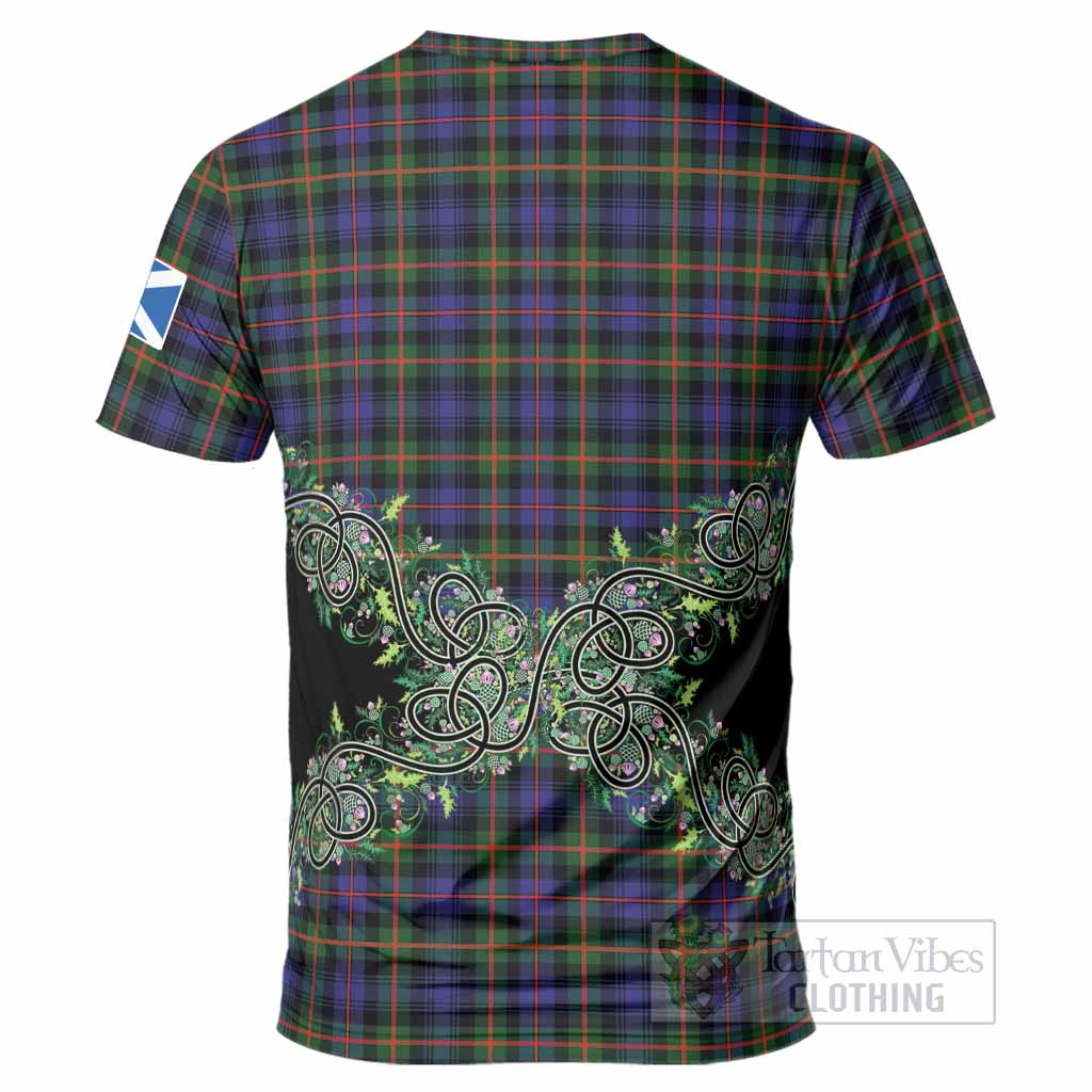 Fleming Tartan T-Shirt Thistle Scottish Spirit