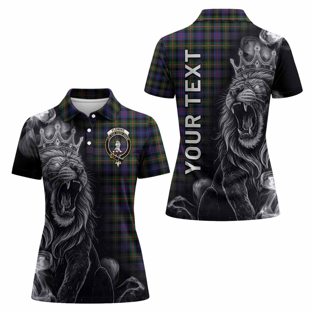 Fleming Tartan Women Polo Shirt Roaring Lion Heritage