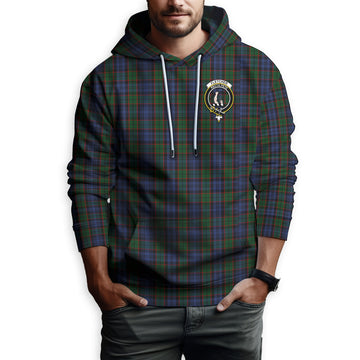 Fletcher Tartan Hoodie with Family Crest