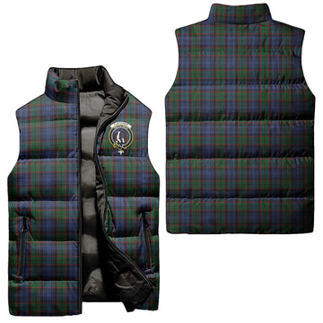 Fletcher Tartan Sleeveless Puffer Jacket with Family Crest