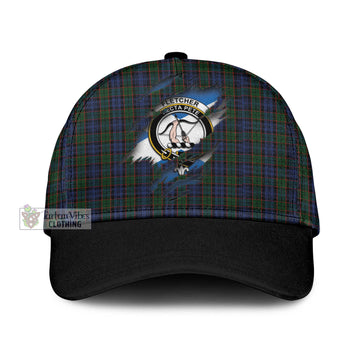 Fletcher Tartan Classic Cap with Family Crest In Me Style