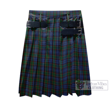 Fletcher Tartan Men's Pleated Skirt - Fashion Casual Retro Scottish Kilt Style