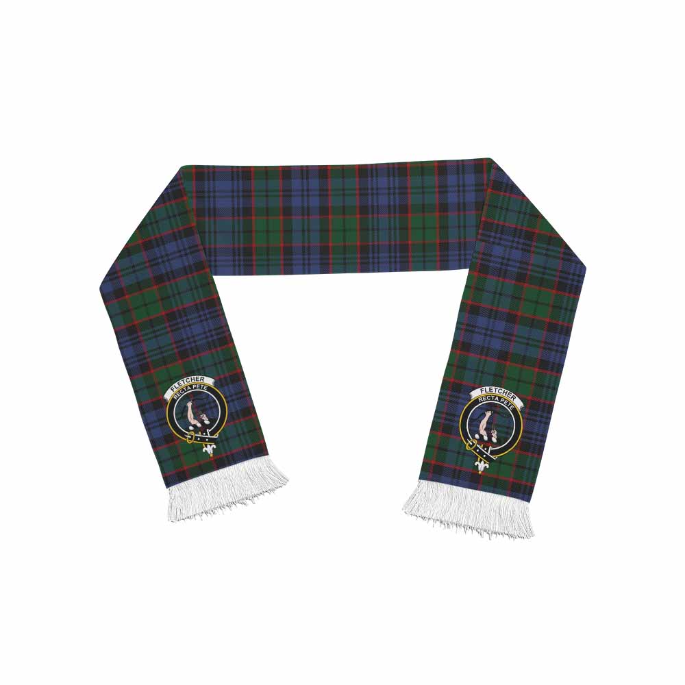 Tartan Vibes Clothing Fletcher Tartan Ruffneck Scarf with Family Crest
