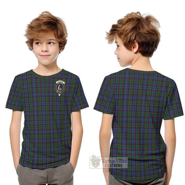 Fletcher Tartan Kid T-Shirt with Family Crest Youth XL Size14 - Tartanvibesclothing Shop