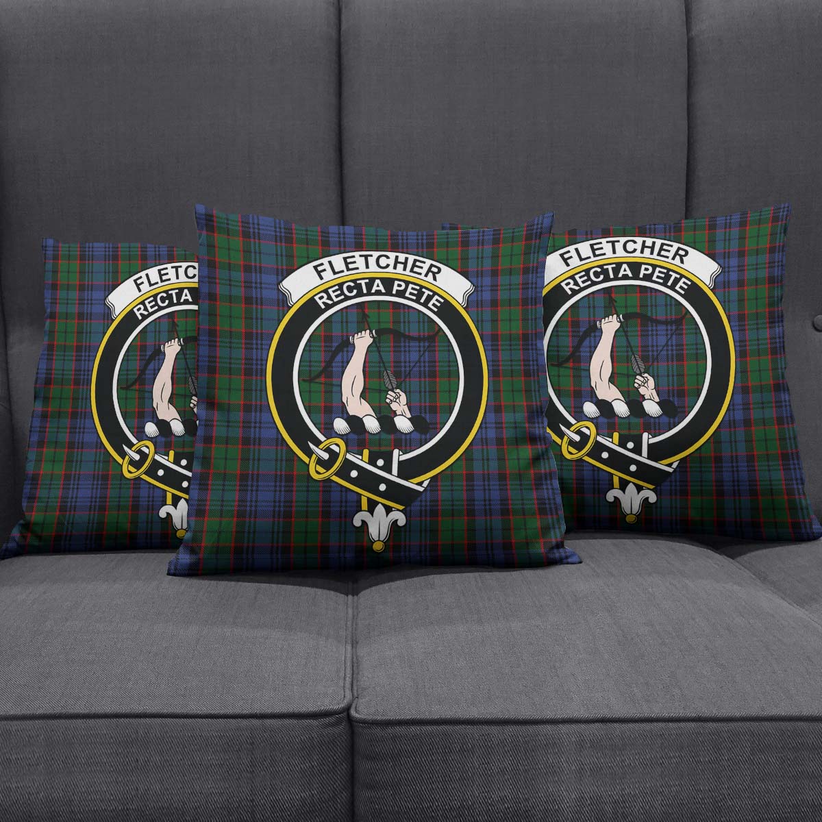 Fletcher Family Tartan - 2D Unisex Hoodie