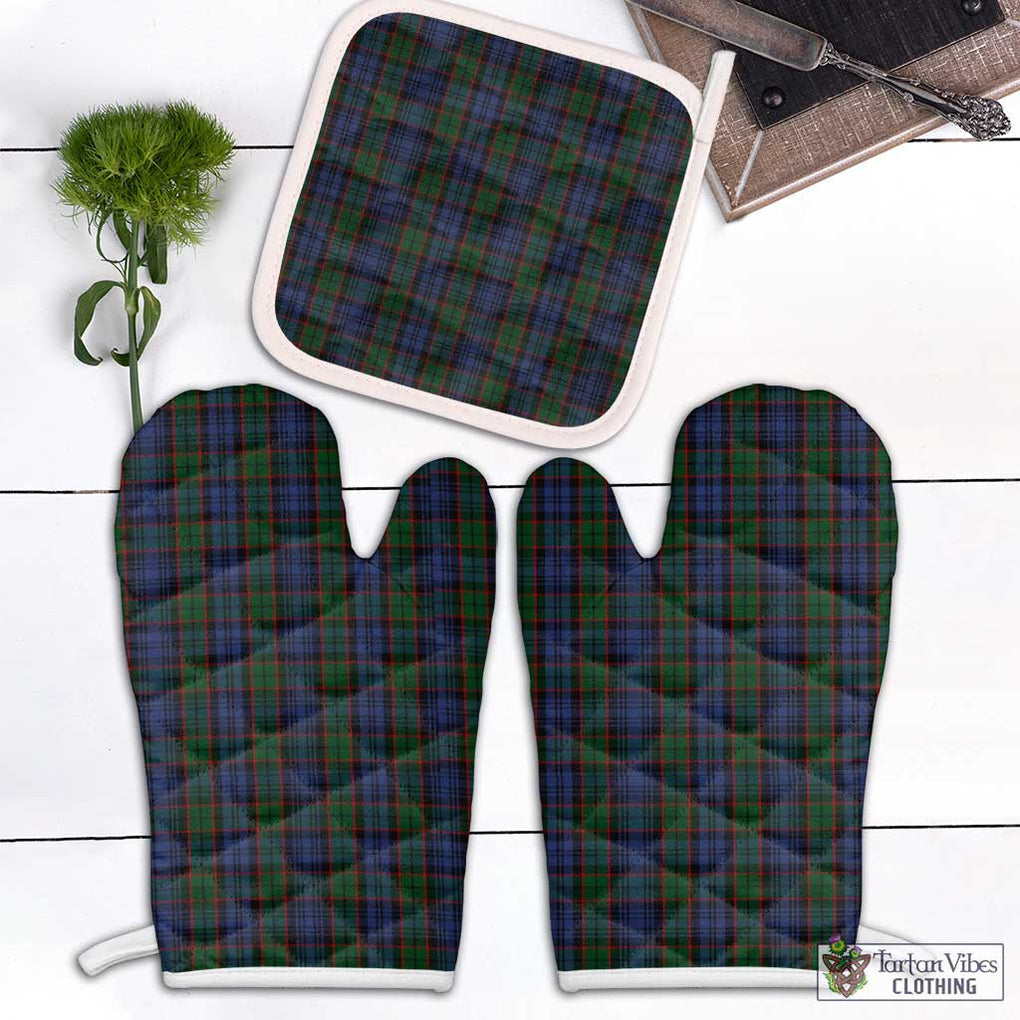 Fletcher Tartan Combo Oven Mitt & Pot-Holder Combo 1 Oven Mitt & 1 Pot-Holder White - Tartan Vibes Clothing