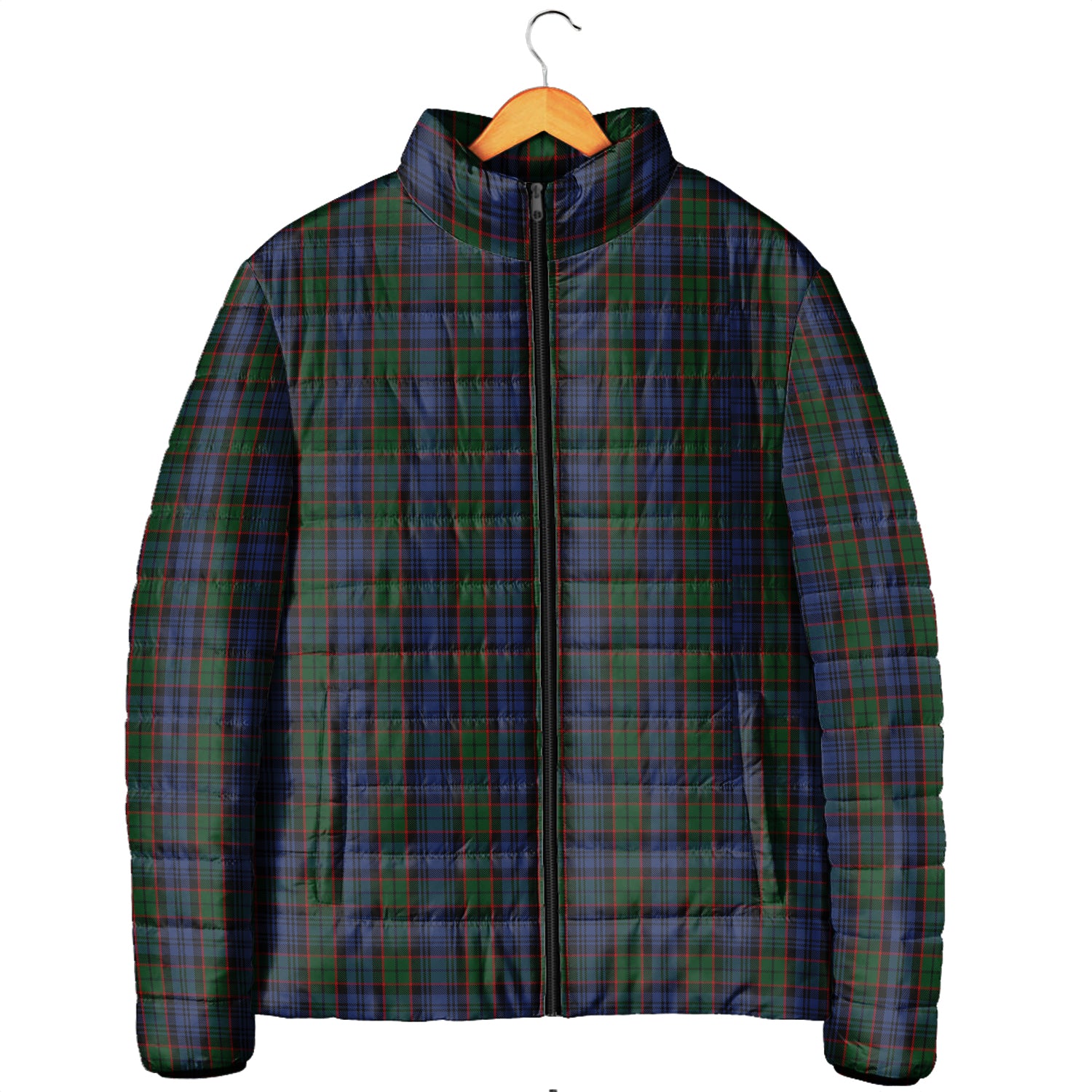 Fletcher Tartan Padded Jacket Men's Padded Jacket - Tartan Vibes Clothing