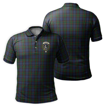Fletcher Tartan Men's Polo Shirt with Family Crest