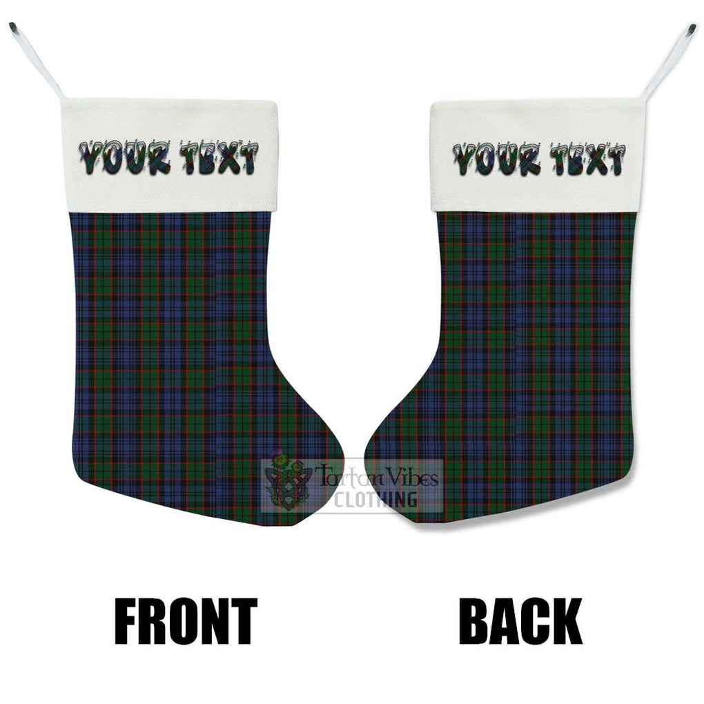 Tartan Vibes Clothing Fletcher Tartan Christmas Stocking with Personalized Text