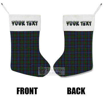 Tartan Vibes Clothing Fletcher Tartan Christmas Stocking with Personalized Text