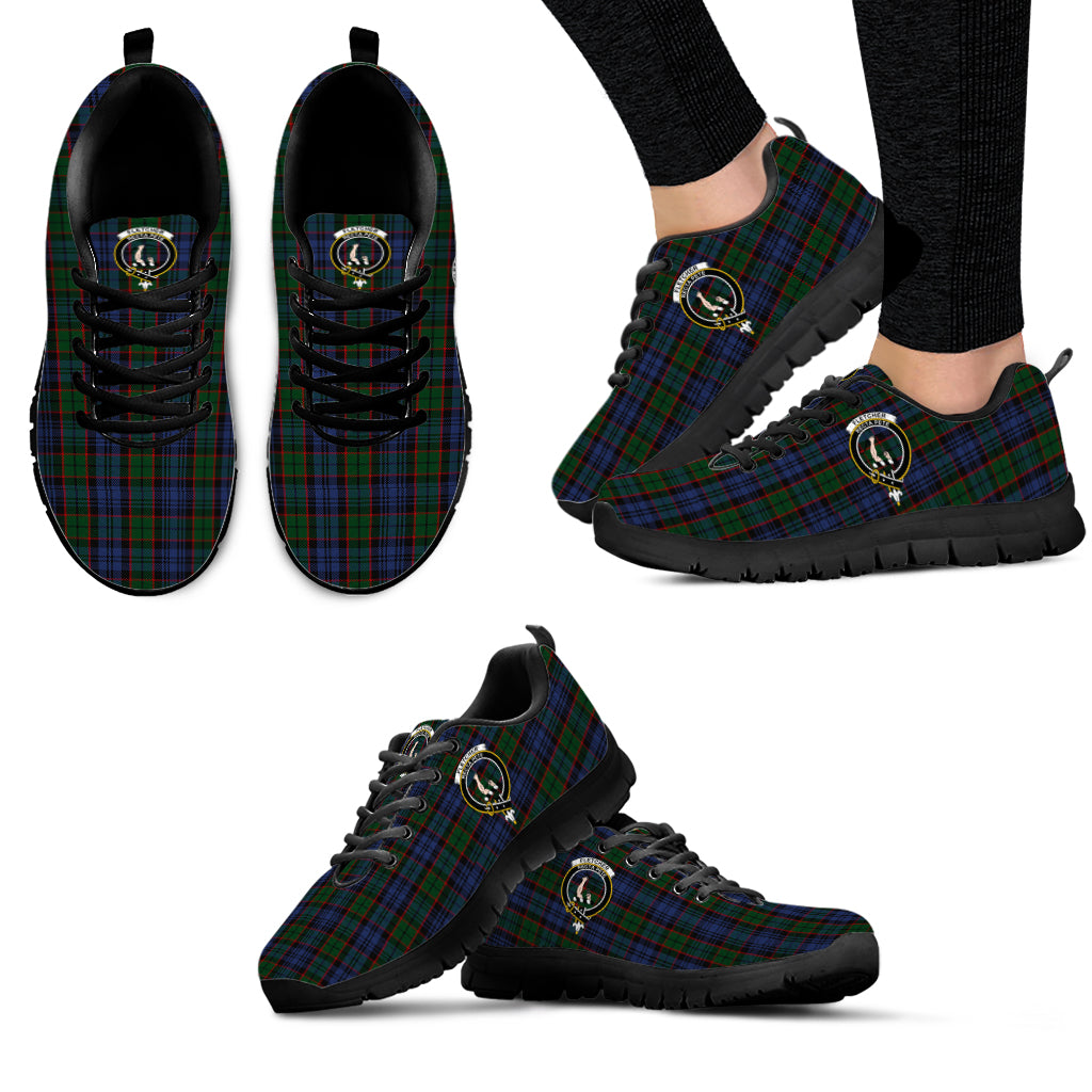 Fletcher Tartan Sneakers with Family Crest - Tartan Vibes Clothing