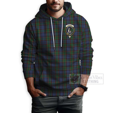 Fletcher Tartan Hoodie with Family Crest Celtic Skull Style