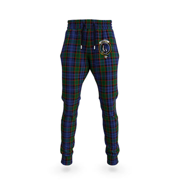 Fletcher Tartan Joggers Pants with Family Crest