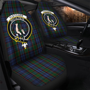 Fletcher Tartan Car Seat Cover with Family Crest - Tartanvibesclothing